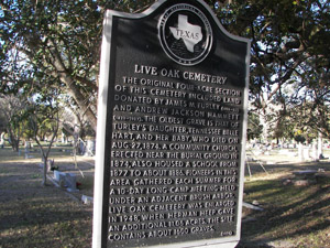 LIVE OAK CEMETERY (TRAVIS COUNTY)