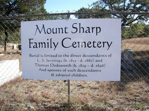 MT. SHARP CEMETERY