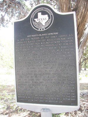 SAN MARCOS-BLANCO CEMETERY