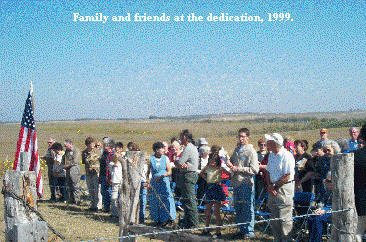 Family and friends at the dedication, 1999.