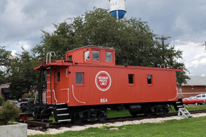 Step back in time inside the restored Kyle Railroad Depot